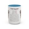 15oz-field-spaniel-mug-writeup-light-blue 15oz Field Spaniel Mug, Light Blue, front view