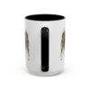 15oz Finnish Lapphund Mug, Black, back view
