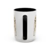 15oz Finnish Spitz Dog Dad Mug, Black, back view