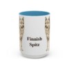 15oz Finnish Spitz Mug, Light Blue, front view