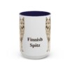15oz Finnish Spitz Mug, Navy, front view
