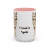 15oz Finnish Spitz Mug, Pink, front view