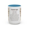 15oz Finnish Spitz Mug, Light Blue, front view