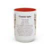 15oz Finnish Spitz Mug, Red, front view