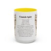 15oz Finnish Spitz Mug, Yellow, front view