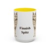 15oz Finnish Spitz Mug, Yellow, front view