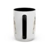 15oz Fox Terrier (Smooth) Mug, Black, back view