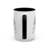 15oz Fox Terrier (Smooth) Mug, Black, back view