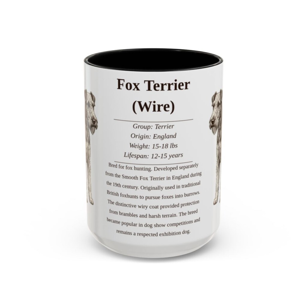 15oz-fox-terrier-wire-mug-writeup-black-front 15oz Fox Terrier (Wire) Mug, Black, front view