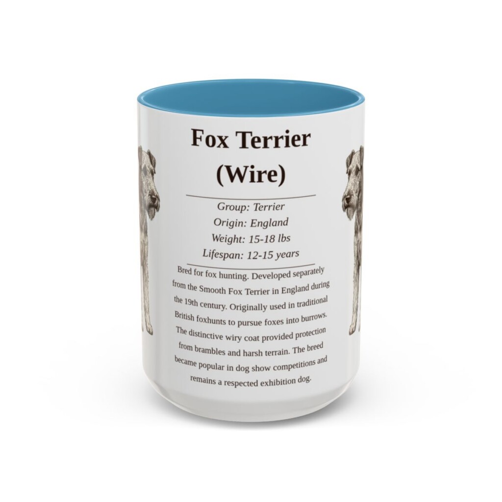 15oz-fox-terrier-wire-mug-writeup-light-blue 15oz Fox Terrier (Wire) Mug, Light Blue, front view