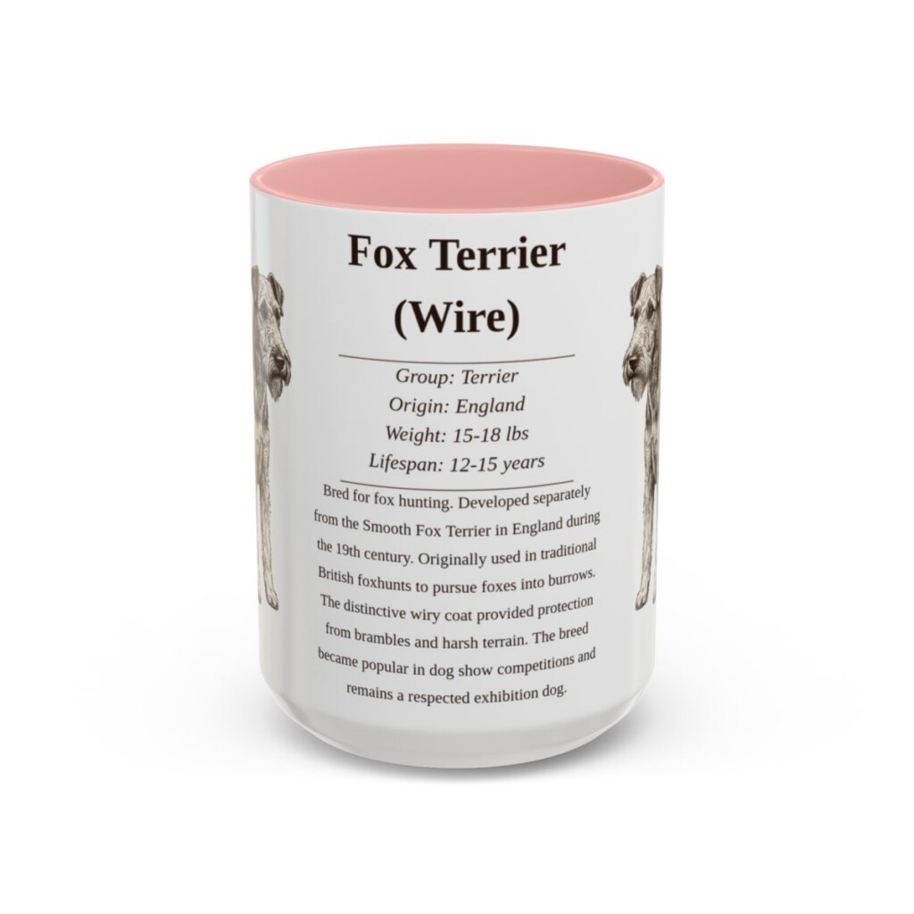 15oz-fox-terrier-wire-mug-writeup-pink 15oz Fox Terrier (Wire) Mug, Pink, front view