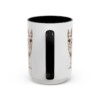 15oz Funny Gerberian Shepsky Mug, Black, back view