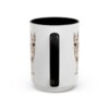 15oz Gerberian Shepsky Dog Mom Mug, Black, back view