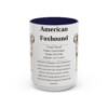 16033120352842504372_2048-1.jpeg 15oz American Foxhound Mug, Illustrated Dog Breed Facts Coffee Mug, Vintage Dog Keepsake Gift