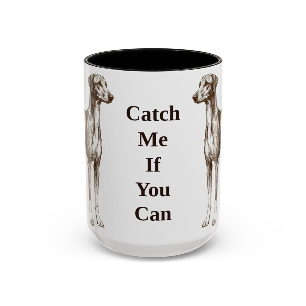 15oz Funny Azawakh Mug, Vintage Dog Coffee Mug, Dog Lover Gift