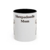 11oz Sheepadoodle Dog Mom Mug, Vintage Sketch Coffee Mug, Dog Mom Gift