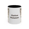11oz Alaskan Malamute Mug, Vintage Dog Portrait Coffee Mug, Dog Lover Gift