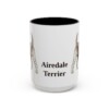 15oz Airedale Terrier Mug, Vintage Dog Portrait Coffee Mug, Dog Lover Gift