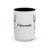 15oz Chiweenie Mug, Vintage Dog Portrait Coffee Mug, Dog Lover Gift