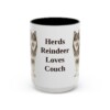 15oz Funny Finnish Lapphund Mug, Vintage Dog Coffee Mug, Dog Lover Gift