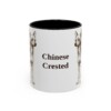 11oz Chinese Crested Mug, Vintage Dog Portrait Coffee Mug, Dog Lover Gift