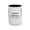 16281555101898575155_2048.jpeg 15oz Cirneco dell'Etna Latin Mug, Vintage Dog Coffee Mug, Dog Lover Gift