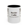 11oz Border Collie Latin Mug, Vintage Dog Coffee Mug, Dog Lover Gift