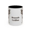 11oz Brussels Griffon Mug, Vintage Dog Portrait Coffee Mug, Dog Lover Gift