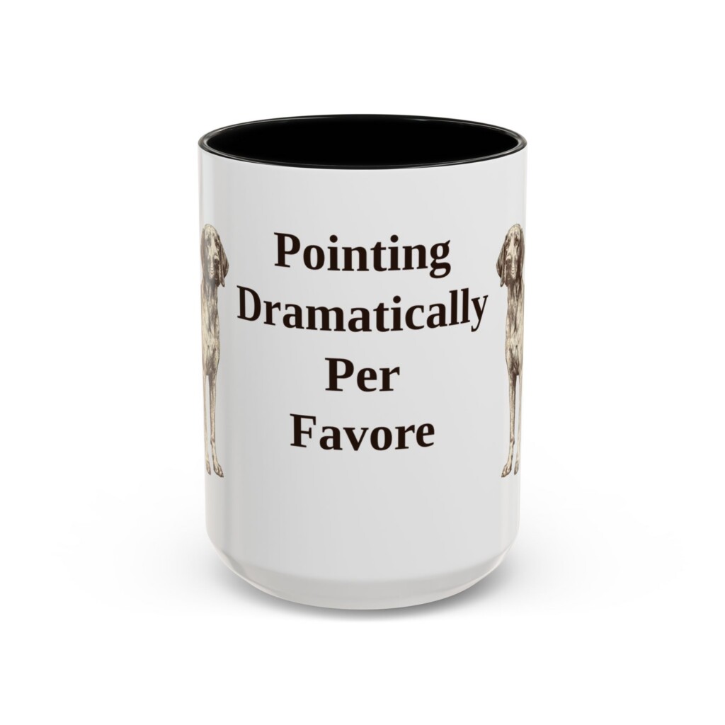 15oz Funny Bracco Italiano Mug, Vintage Dog Coffee Mug, Dog Lover Gift