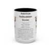 16489541419177674263_2048.jpeg 15oz American Staffordshire Terrier Mug, Illustrated Dog Breed Facts Coffee Mug, Vintage Dog Keepsake Gift
