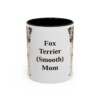 11oz Fox Terrier (Smooth) Dog Mom Mug, Vintage Sketch Coffee Mug, Dog Mom Gift