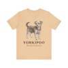 Yorkipoo Latin Shirt, Vintage Dog Sketch Tee, Dog Latin Gift