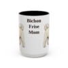 16652657049095928308_2048.jpeg 15oz Bichon Frise Dog Mom Mug, Vintage Sketch Coffee Mug, Dog Mom Gift