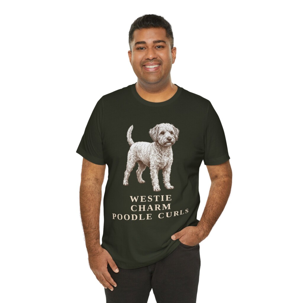 Westiepoo Humor Shirt, Vintage Dog Sketch Tee, Dog Humor Gift