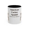 11oz American Cocker Spaniel Latin Mug, Vintage Dog Coffee Mug, Dog Lover Gift