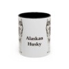 11oz Alaskan Husky Mug, Vintage Dog Portrait Coffee Mug, Dog Lover Gift
