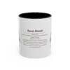 11oz Basset Hound Mug, Illustrated Dog Breed Facts Coffee Mug, Vintage Dog Keepsake Gift