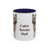 11oz Cairn Terrier Dog Dad Mug, Vintage Sketch Coffee Mug, Dog Dad Gift