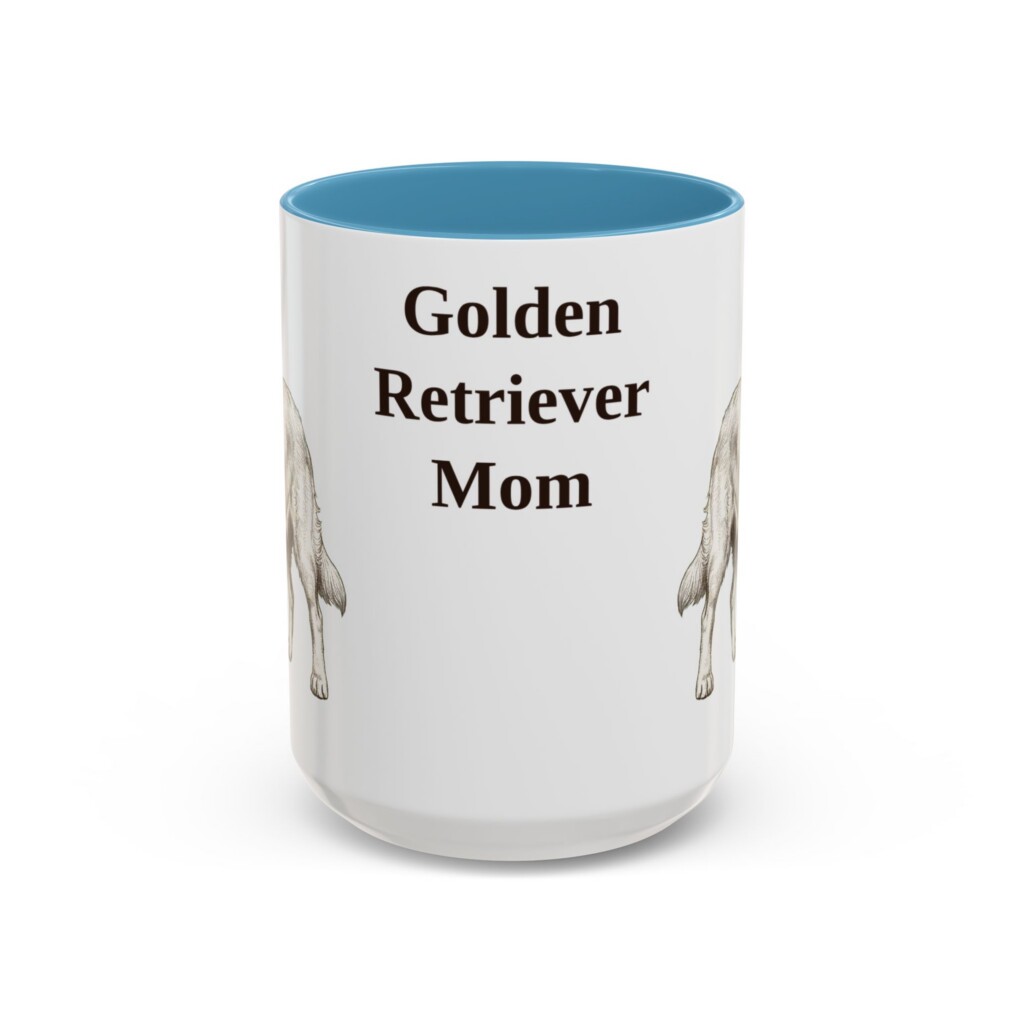 16902821139530060481_2048-1.jpeg 15oz Golden Retriever Dog Mom Mug, Vintage Sketch Coffee Mug, Dog Mom Gift