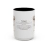 15oz Cockapoo Mug, Illustrated Dog Breed Facts Coffee Mug, Vintage Dog Keepsake Gift