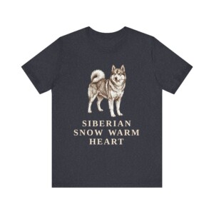 Yakutian Laika Humor Shirt, Vintage Dog Sketch Tee, Dog Humor Gift