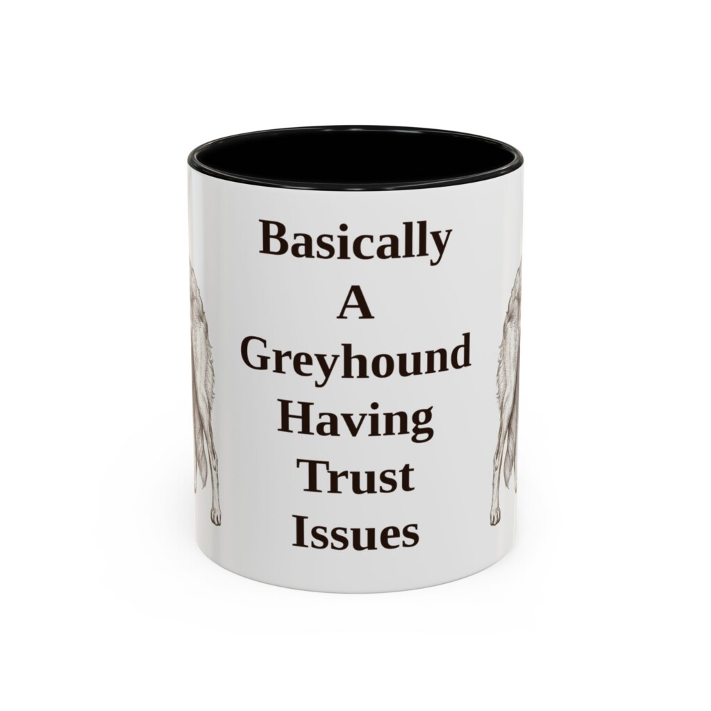 11oz Funny Borzoi Mug, Vintage Dog Coffee Mug, Dog Lover Gift