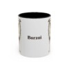 11oz Borzoi Mug, Vintage Dog Portrait Coffee Mug, Dog Lover Gift
