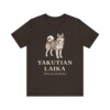 Yakutian Laika Latin Shirt, Vintage Dog Sketch Tee, Dog Latin Gift