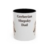 11oz Gerberian Shepsky Dog Dad Mug, Vintage Sketch Coffee Mug, Dog Dad Gift