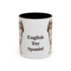 11oz English Toy Spaniel Mug, Vintage Dog Portrait Coffee Mug, Dog Lover Gift