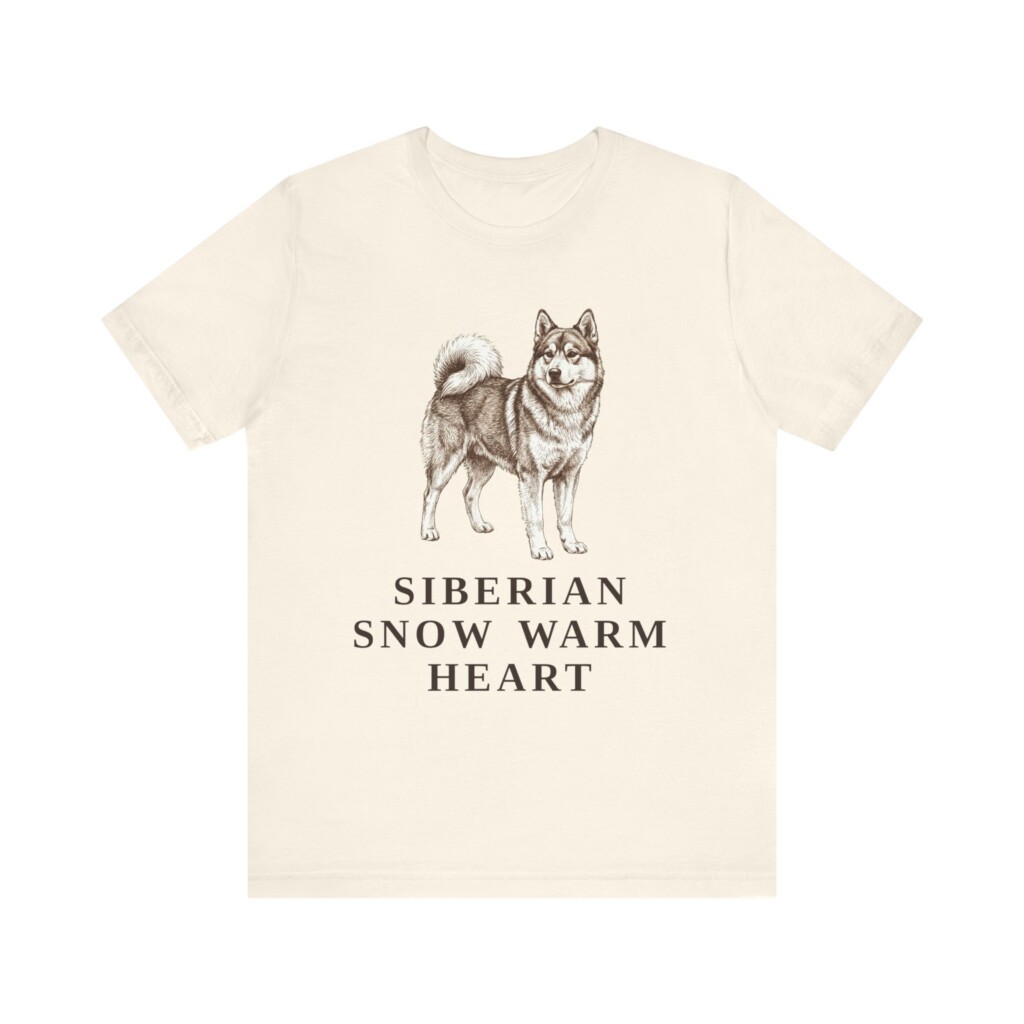 Yakutian Laika Humor Shirt, Vintage Dog Sketch Tee, Dog Humor Gift