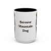 15oz Bernese Mountain Dog Mug, Vintage Dog Portrait Coffee Mug, Dog Lover Gift