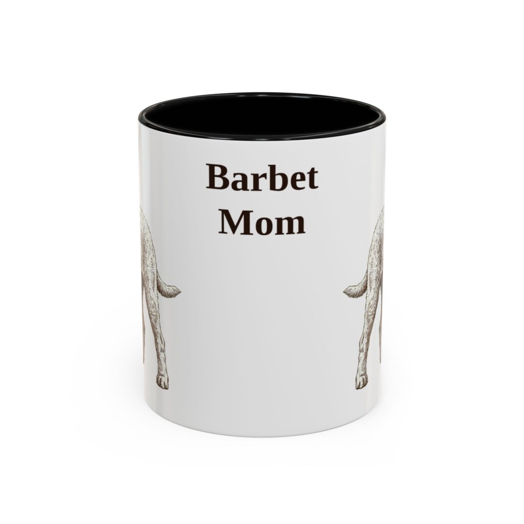 11oz Barbet Dog Mom Mug, Vintage Sketch Coffee Mug, Dog Mom Gift