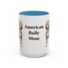 15oz American Bully Dog Mom Mug, Vintage Sketch Coffee Mug, Dog Mom Gift